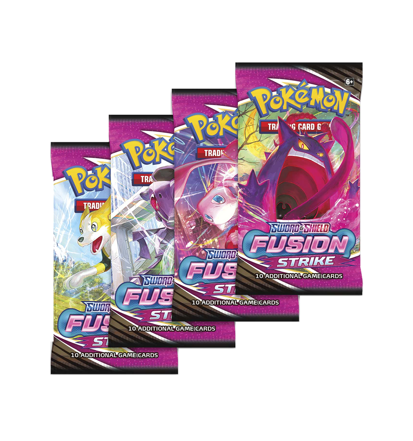 Pokémon TCG Fusion Strike Booster Pack Art set